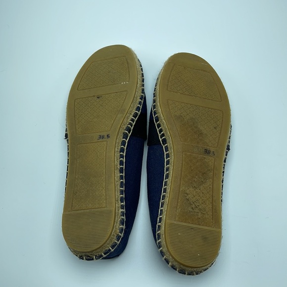 Tory Burch espadrilles Navy blue and black in pristine condition - Picture 3 of 8